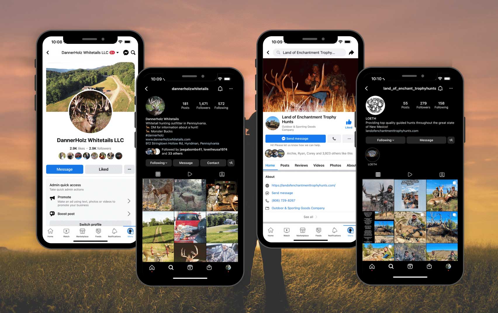 Social media for hunting outfitters